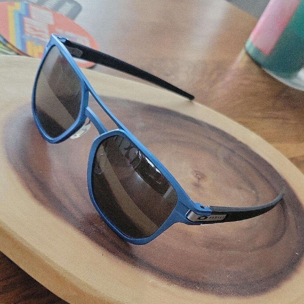 Oakley Vibrant Blue and Black Sunglasses